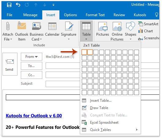 outlook for mac 365 insert as text